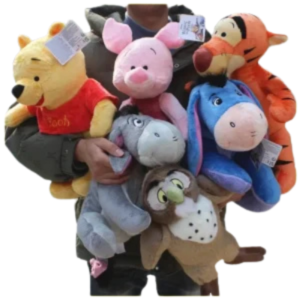 Winnie the Pooh Plush Toy – Stuffed Tigger Eeyore Piglet Gift for Kids