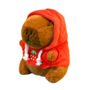 Capybara Hoodie Wings Plush Stuffed Toy