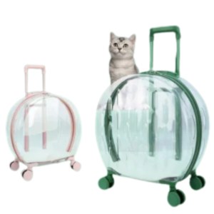 Transparent Bubble Pet Travel Suitcase – Large Capacity Portable Carrier