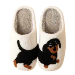 Dachshund Print Women's Indoor Slippers