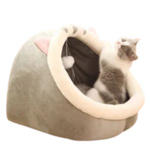Semi-Enclosed Four-Season Cat Hideaway Bed