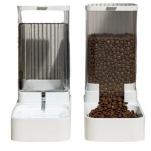 Automatic Cat Feeder and Water Dispenser – Gravity Food Storage for Cats and Dogs