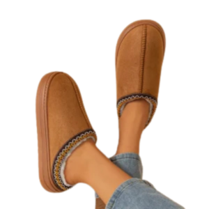 Fuzzy Fur Winter Slippers for Women and Men – Anti-Slip Plush House Shoes