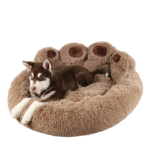 Fluffy Winter Dog Bed Sofa Basket – Warm Kennel Mat for Dogs and Cats
