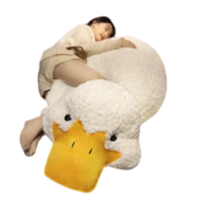 Giant Duck Plush Toy 55–120cm – Soft Stuffed Animal Sleeping Pillow