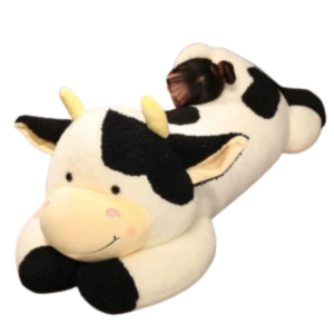 Milk Cow Plush Toy 90cm – Soft Stuffed Animal Sleeping Pillow