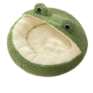 Frog Shape Semi-Enclosed Pet Nest Bed
