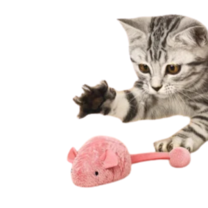 Luminous Mouse Plush Cat Toy – Interactive Glow Chew Toy for Indoor Kittens