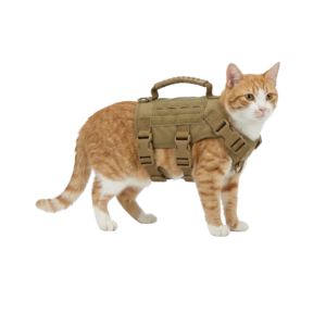 Tactical Cat Harness Vest – Anti-Escape Adjustable Chest Lead for Cats and Small Dogs