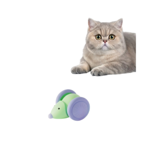 Electric Mouse Car Cat Toy – Rechargeable Auto Obstacle Avoidance Interactive Kitten Toy