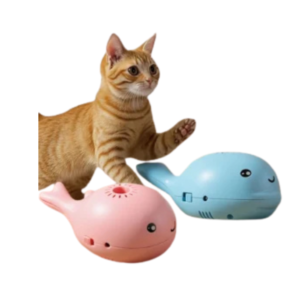 Electric Floating Whale Ball Toy for Cats – Interactive Jet Cat Toy