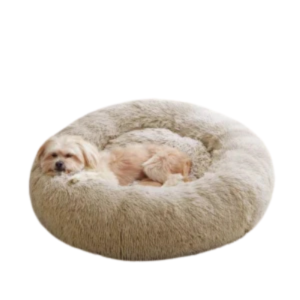 Cactus Plush Round Cat Basket Bed