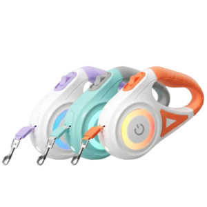 LED Retractable Dog Night Walk Leash