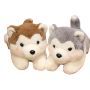 Husky Dog Plush Toy for Kids and Pets – Soft Kawaii Stuffed Gift