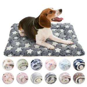 Soft Flannel Pet Sleeping Mat Cushion