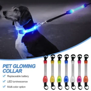 Waterproof LED Glowing Dog Collar – Anti-Lost Flashing Night Safety