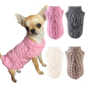 Classic Dog Sweater for Small Dogs – Warm Winter Knit for Chihuahua and Yorkshire