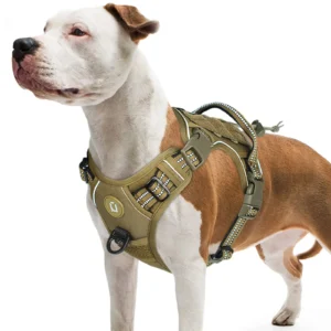 Tactical MOLLE No-Pull Dog Harness – Adjustable Breathable Vest for Training