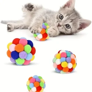 Elastic Bell Ball Cat Self-Play Set