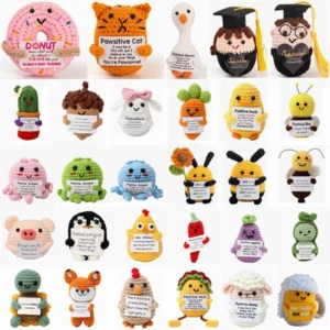 Crochet Positive Energy Animal Gift Doll