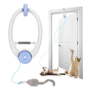 Electric Door Hanging Cat Toy – USB Rechargeable Retractable Interactive Kitten Toy
