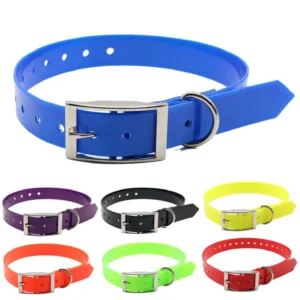 Waterproof Dog Collar TPU Nylon – Reflective Quick-Release Fashion