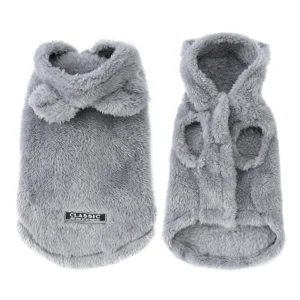 Soft Fleece Dog Hoodie Coat – Cute Autumn Winter Clothes for Small Dogs and Cats