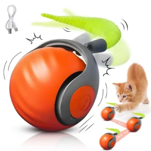 Speedy Tail 2.0 Smart Cat Ball Toy – Two-Speed Interactive Toy with Tail