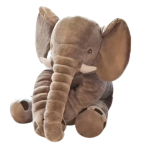 Soft Elephant Plush Pillow Toy 40cm – Baby Sleeping Gift Room Decoration
