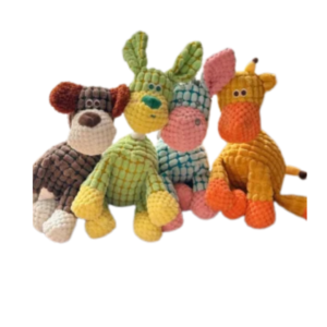 Squeaky Donkey Plush Chew Toy for Dogs – Soft Interactive Teething Toy