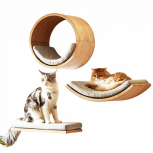 Wall-Mounted Cat Climbing Shelf Set